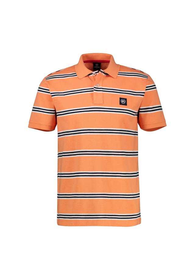 Хлопковая рубашка-поло Lerros, цвет 918 pale papaya 
Хлопковая рубашка-поло Lerros, цвет 918 pale papaya