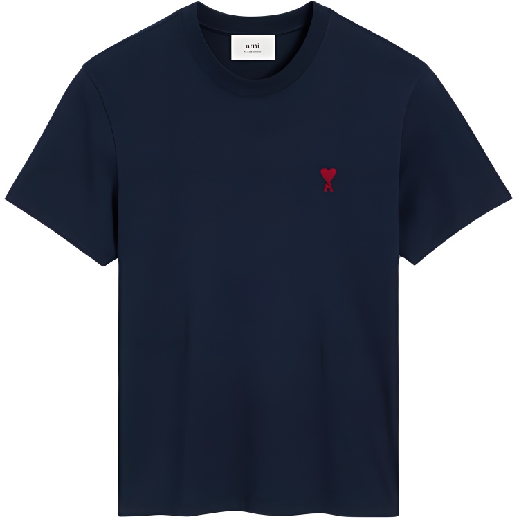 Футболка Ami Paris с вышитым логотипом Ami De Coeur, ночной синий
Футболка Ami Paris с вышитым логотипом Ami De Coeur, ночной синий