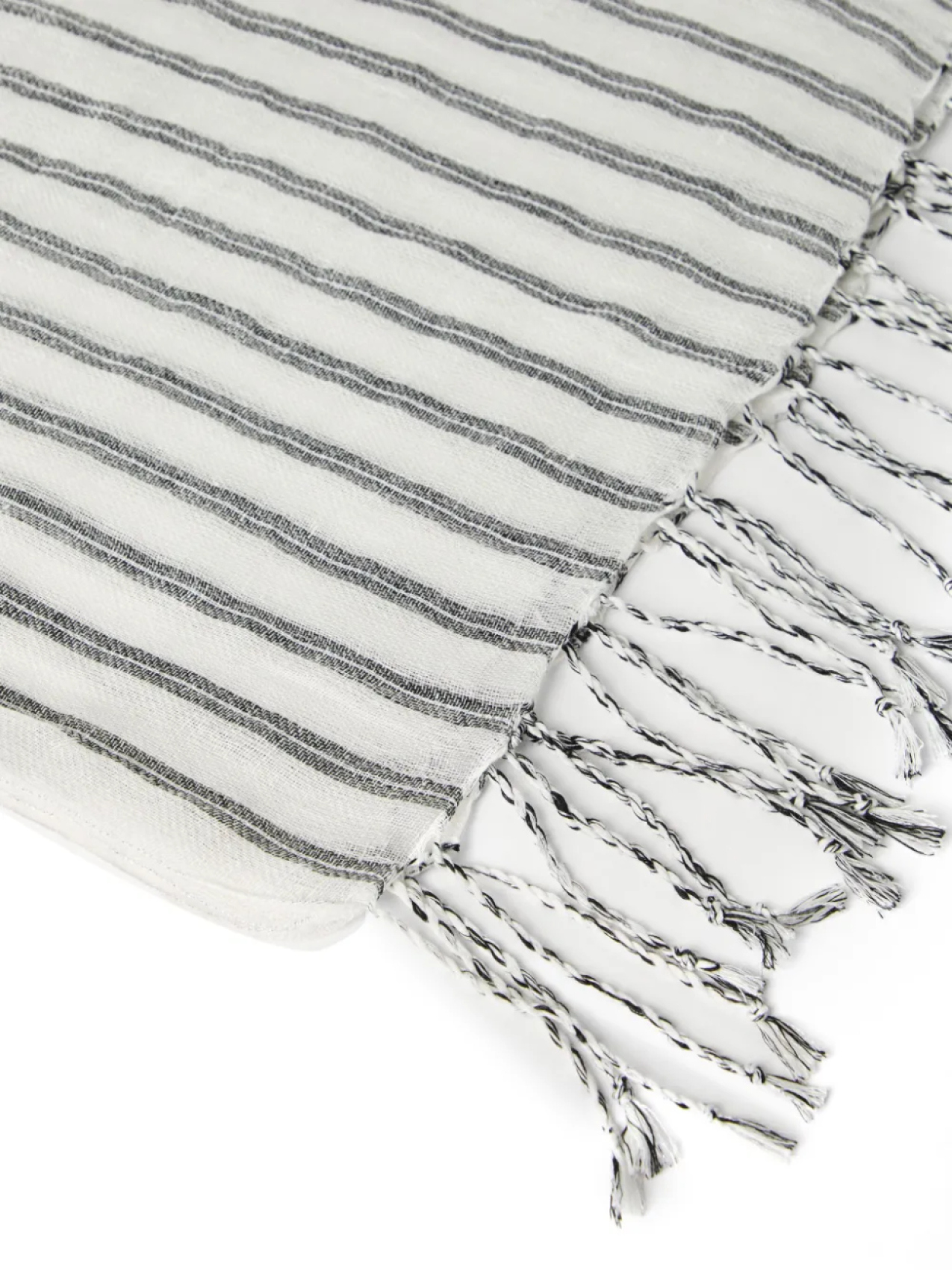 Brunello Cucinelli шарф в полоску, белый
Brunello Cucinelli шарф в полоску, белый