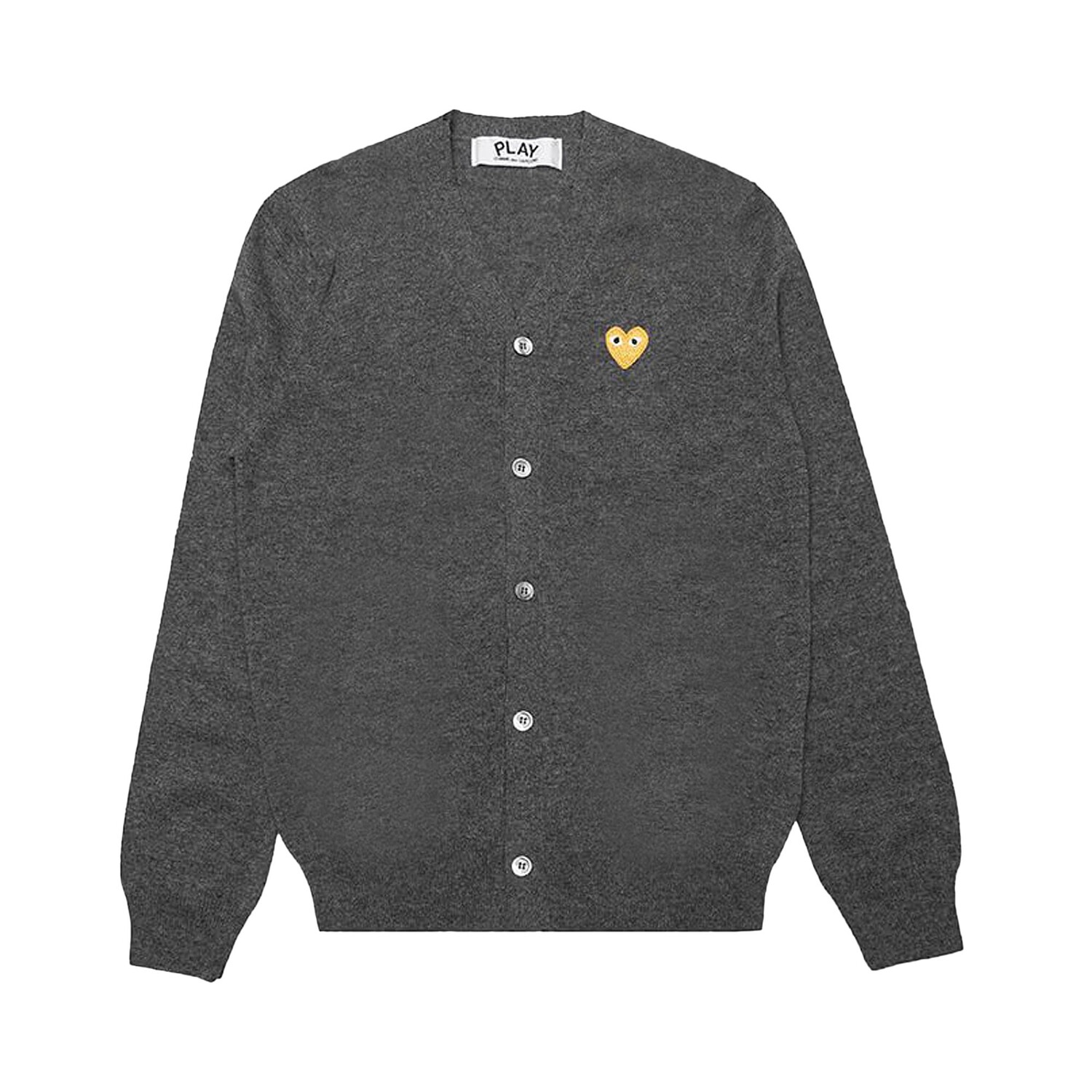 Кардиган Comme des Garçons PLAY Gold Heart, цвет Серый
Кардиган Comme des Garçons PLAY Gold Heart, цвет Серый