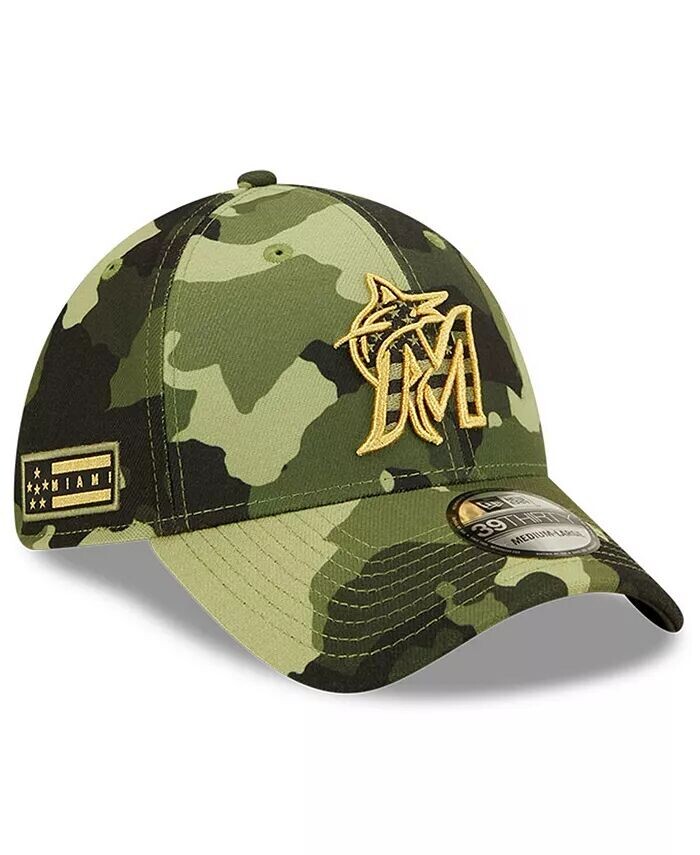 Мужская камуфляжная кепка Miami Marlins 2022 Armed Forces Day 39Thirty Flex Hat New Era, зеленый
Мужская камуфляжная кепка Miami Marlins 2022 Armed Forces Day 39Thirty Flex Hat New Era, зеленый