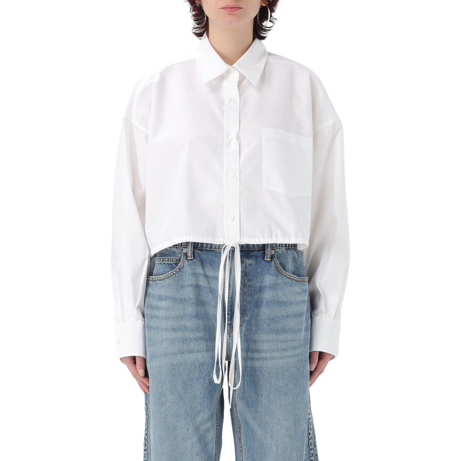 Рубашка с завязками Alexander Wang, белый
Рубашка с завязками Alexander Wang, белый