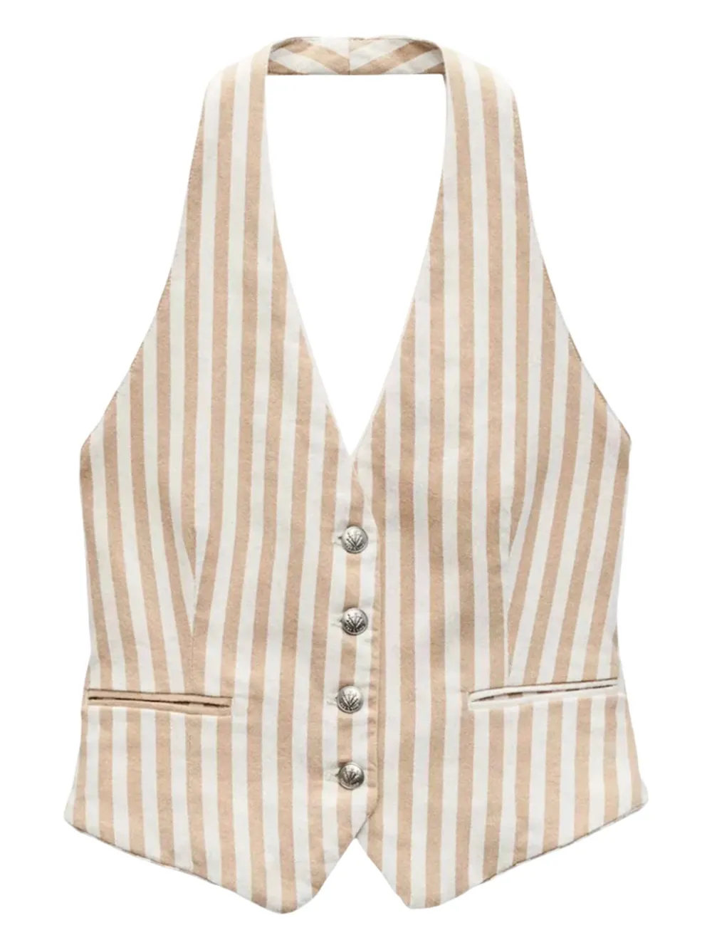 Жилет в полоску на бретелях через шею rag & bone, нейтральный
Жилет в полоску на бретелях через шею rag & bone, нейтральный