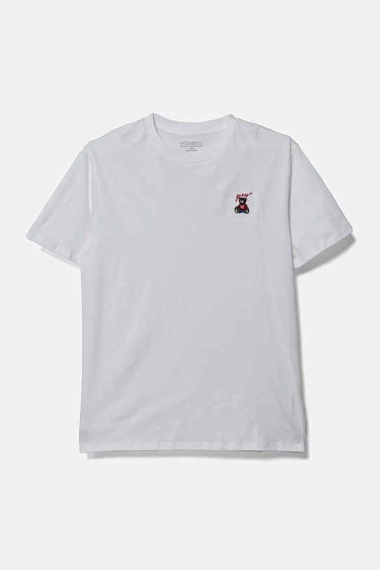 Детская хлопковая футболка Guess, белый
Детская хлопковая футболка Guess, белый