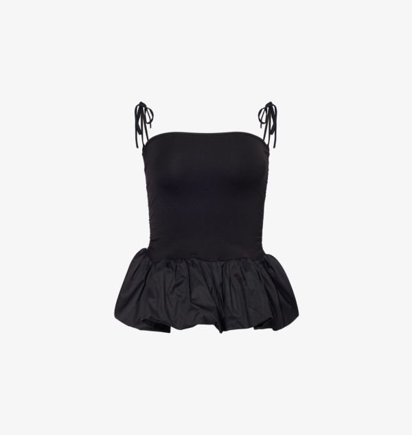 Топ Alexa из эластичного хлопка-пуффбола Amy Lynn, черный
Топ Alexa из эластичного хлопка-пуффбола Amy Lynn, черный