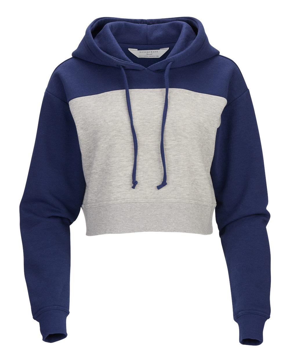 Женская укороченная флисовая толстовка с капюшоном Boxercraft, цвет navy/ oxford heather
Женская укороченная флисовая толстовка с капюшоном Boxercraft, цвет navy/ oxford heather