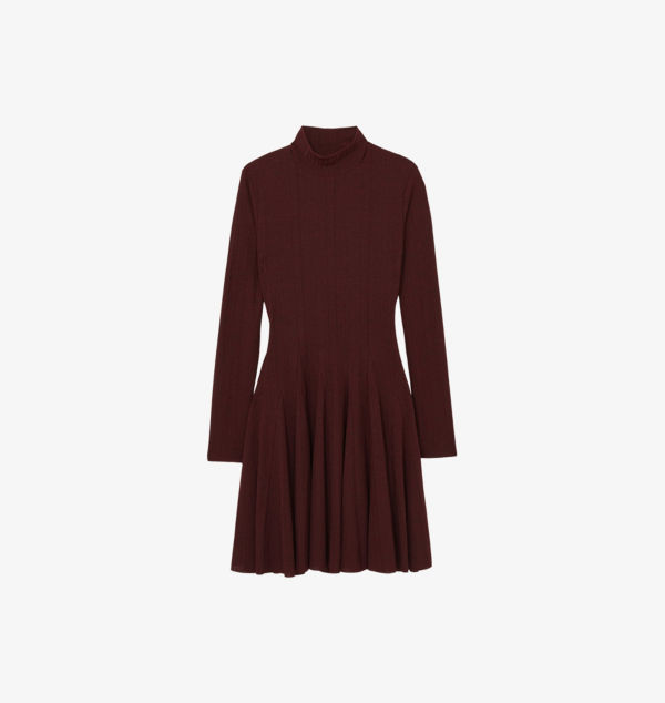Расклешенное мини-платье из джерси в рубчик цвета саванны Reiss, бургундия
Расклешенное мини-платье из джерси в рубчик цвета саванны Reiss, бургундия