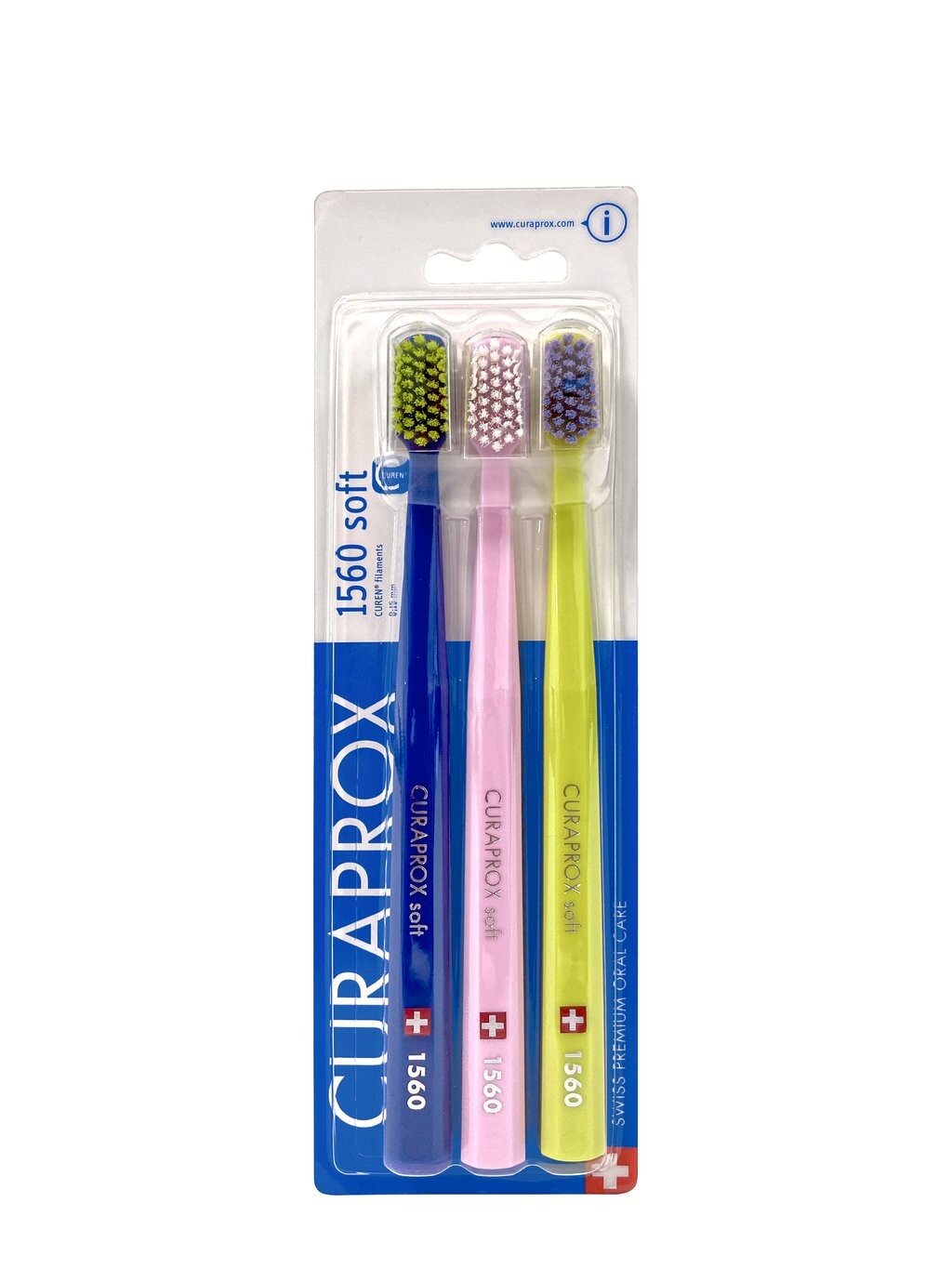 Уход за зубами CS 1560 TRIO PACK Curaprox, цвет dark blue light pink light green
Уход за зубами CS 1560 TRIO PACK Curaprox, цвет dark blue light pink light green