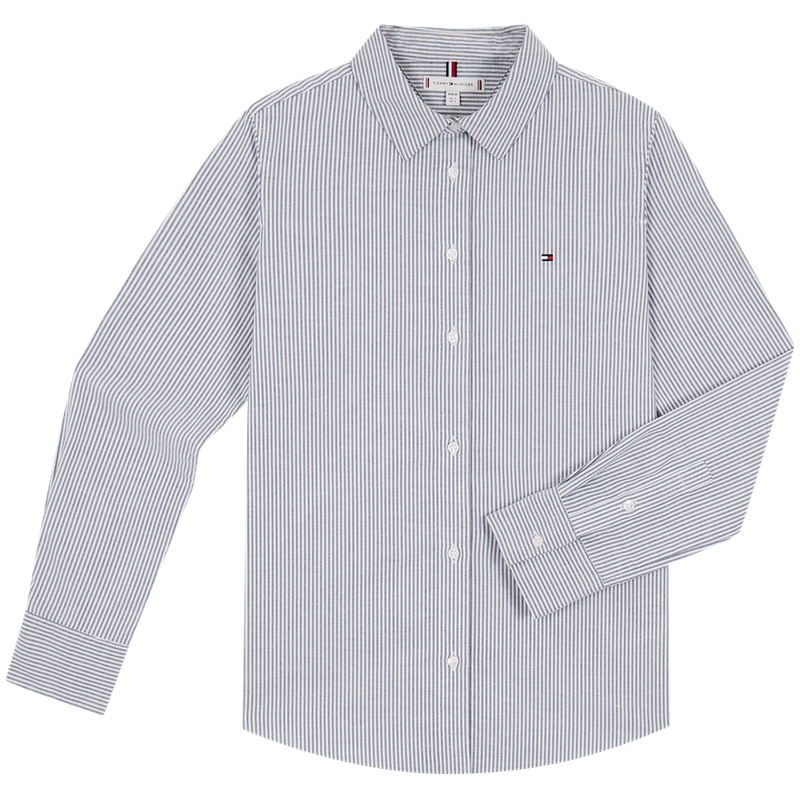 Tommy Hilfiger Рубашка Women's Gray White Stripes
Tommy Hilfiger Рубашка Women's Gray White Stripes