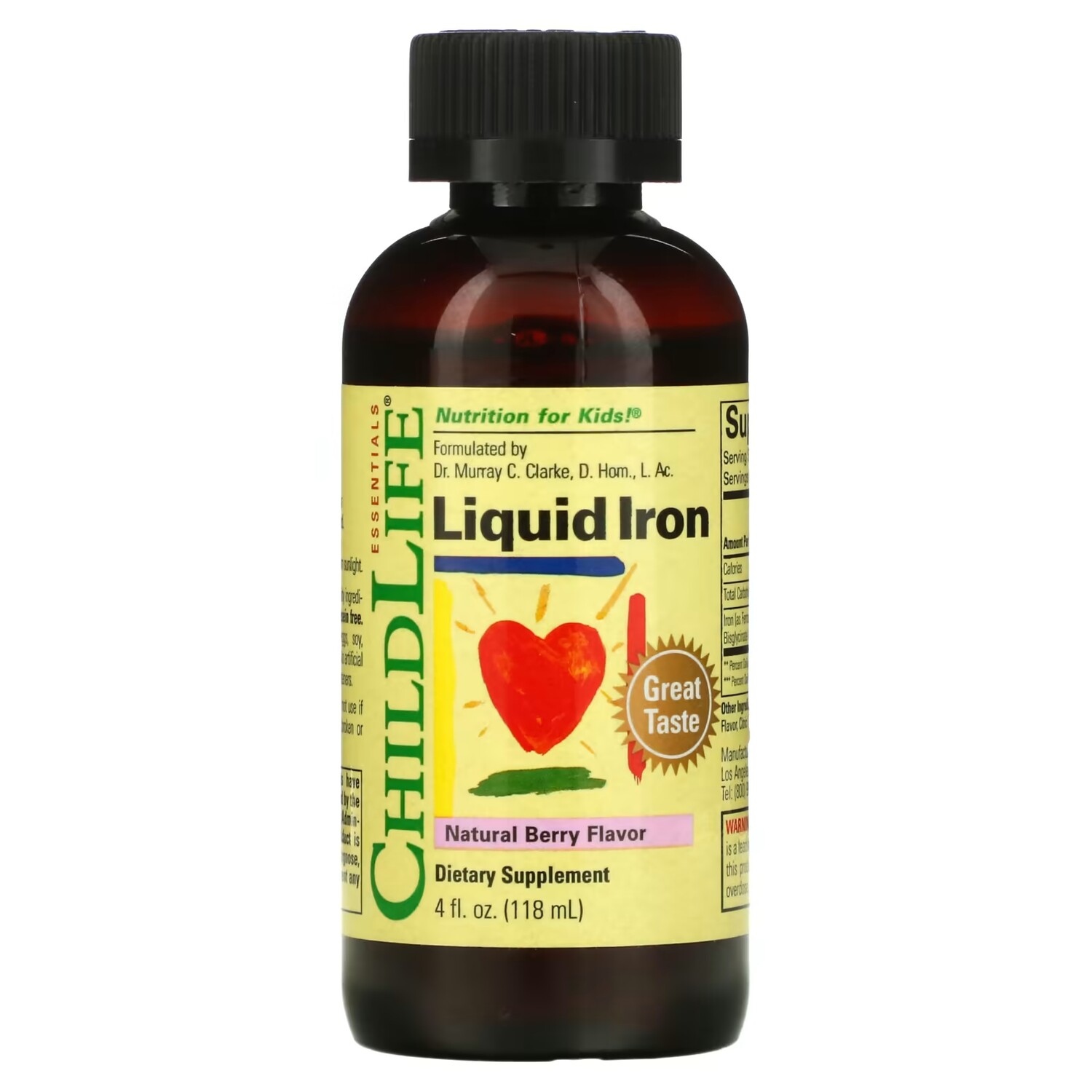 Биологически активная добавка ChildLife Essentials Liquid Iron Natural Berry, 118 мл
Биологически активная добавка ChildLife Essentials Liquid Iron Natural Berry, 118 мл