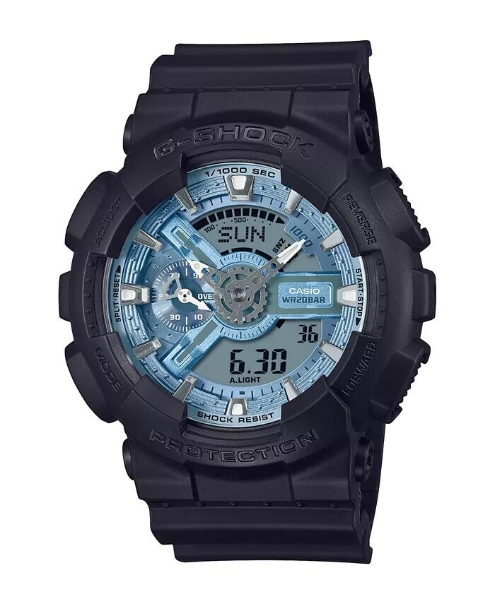Мужские аналоговые цифровые часы из черной смолы, 51,2 мм, GA110CD-1A2 G-Shock
Мужские аналоговые цифровые часы из черной смолы, 51,2 мм, GA110CD-1A2 G-Shock