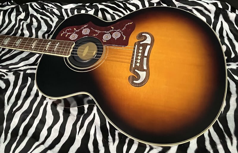 Акустическая гитара Epiphone J-200 Vintage Sunburst 5.9lbs- Authorized Dealer- In Stock- G01667 
Акустическая гитара Epiphone J-200 Vintage Sunburst 5.9lbs- Authorized Dealer- In Stock- G01667