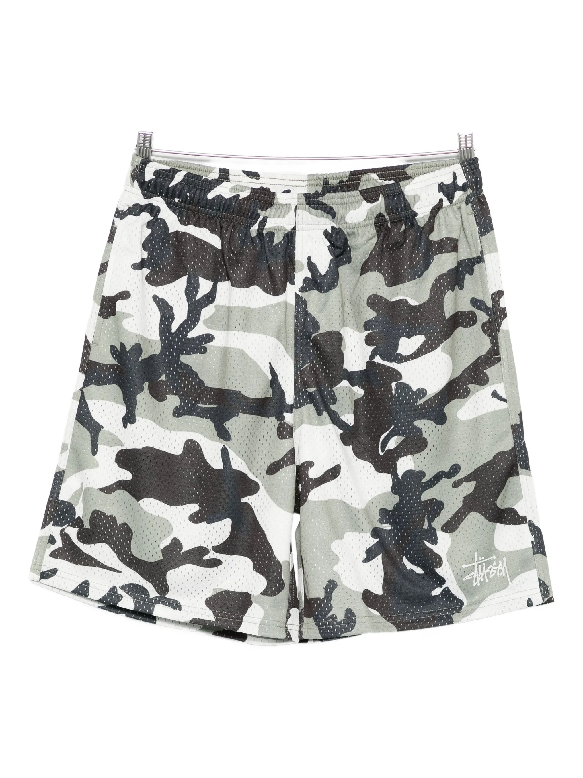 Шорты с камуфляжным принтом Stüssy, белый
Шорты с камуфляжным принтом Stüssy, белый