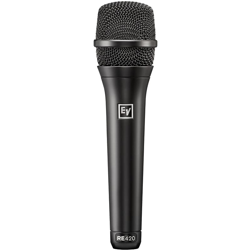 Конденсаторный микрофон Electro-Voice RE420 Handheld Cardioid Condenser Microphone
Конденсаторный микрофон Electro-Voice RE420 Handheld Cardioid Condenser Microphone
