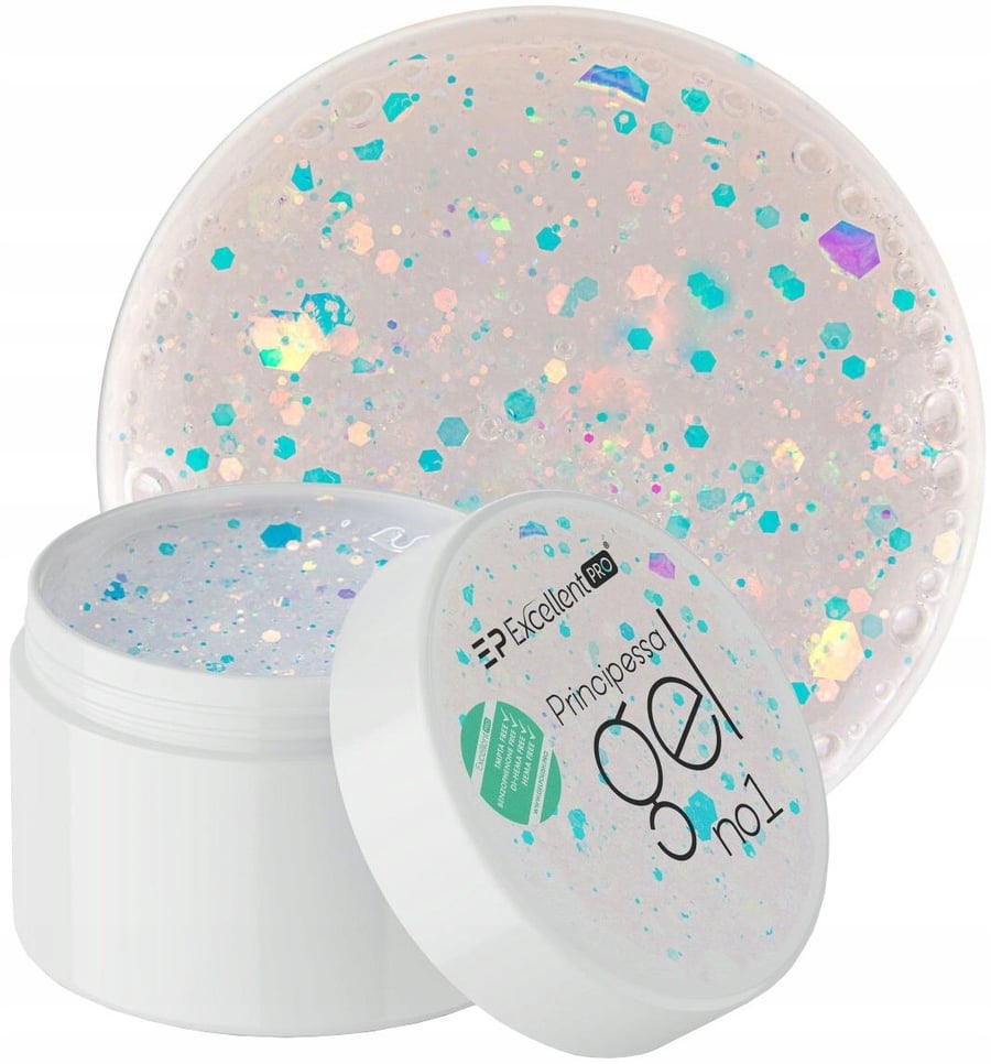 Excellent Pro Principessa Gel Glitter Gel Effect Princessa 01 15 г
Excellent Pro Principessa Gel Glitter Gel Effect Princessa 01 15 г