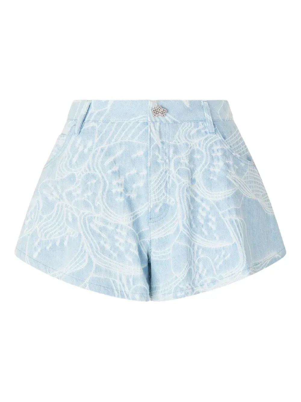 Джинсовые шорты с цветочным принтом Genny, синий
Джинсовые шорты с цветочным принтом Genny, синий