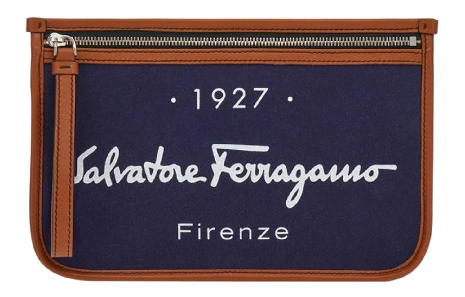 Тканевый клатч с кожаными вставками для мужчин FERRAGAMO синий
Тканевый клатч с кожаными вставками для мужчин FERRAGAMO синий