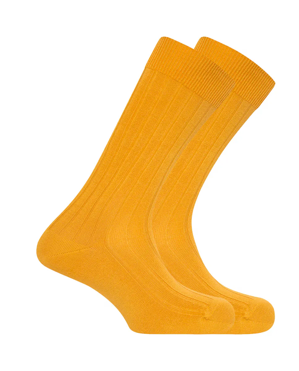 Набор из 2 пар желтых мужских бамбуковых носков с противодавящей манжетой Punto Blanco, желтый
Набор из 2 пар желтых мужских бамбуковых носков с противодавящей манжетой Punto Blanco, желтый