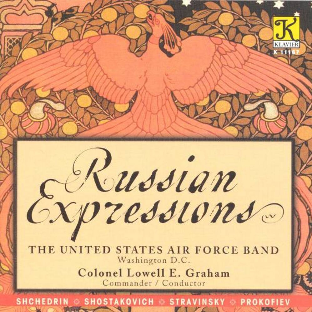 Диск CD Russian Expressions - Rodion Shchedrin, Dmitri Shostakovich, Igor Stravinsky, Sergei Prokofiev, United States Air Force Band
Диск CD Russian Expressions - Rodion Shchedrin, Dmitri Shostakovich, Igor Stravinsky, Sergei Prokofiev, United States Air Force Band