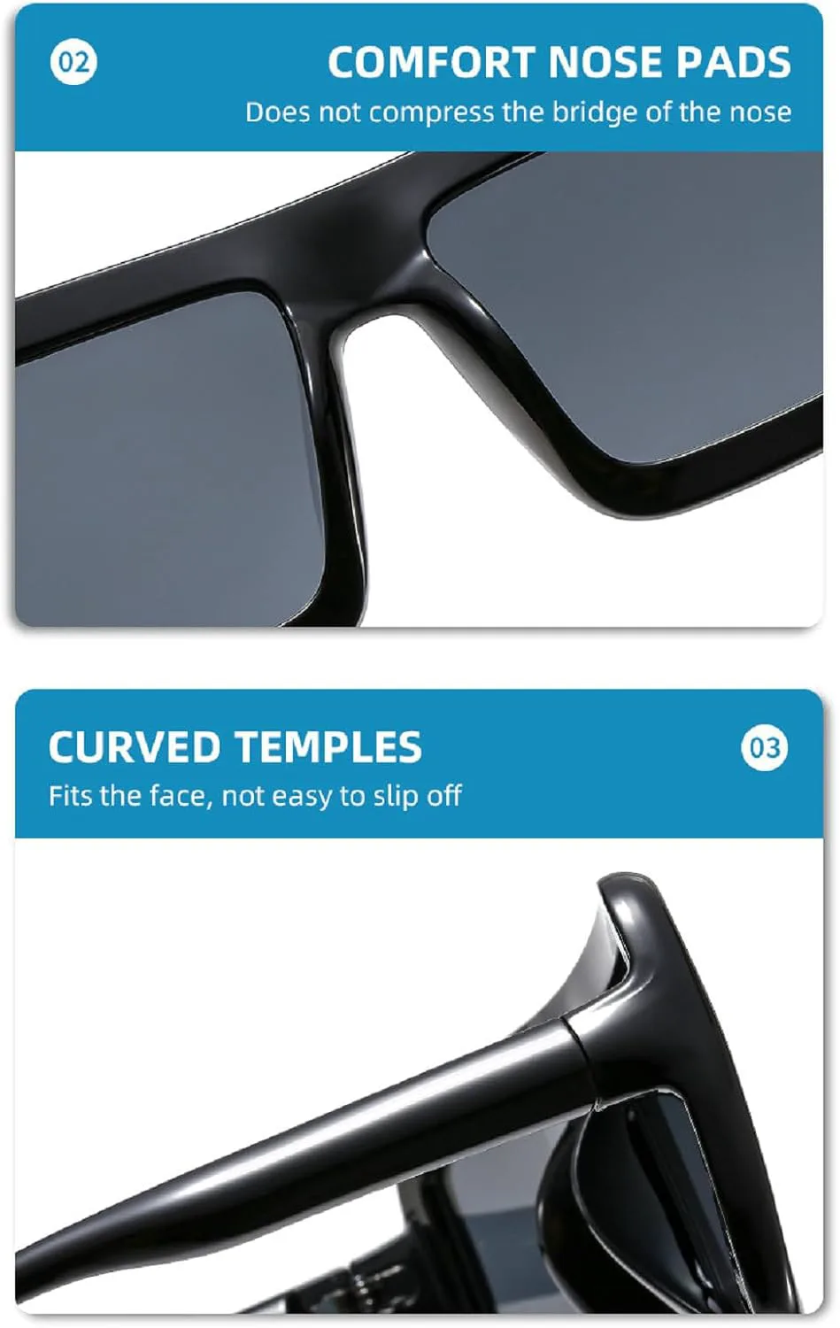 Большие квадратные солнцезащитные очки для мужчин и женщин, крупная толстая оправа, модные винтажные панк-очки 2024 года, большие солнцезащитные очки mincl, Black
Большие квадратные солнцезащитные очки для мужчин и женщин, крупная толстая оправа, модные винтажные панк-очки 2024 года, большие солнцезащитные очки mincl, Black