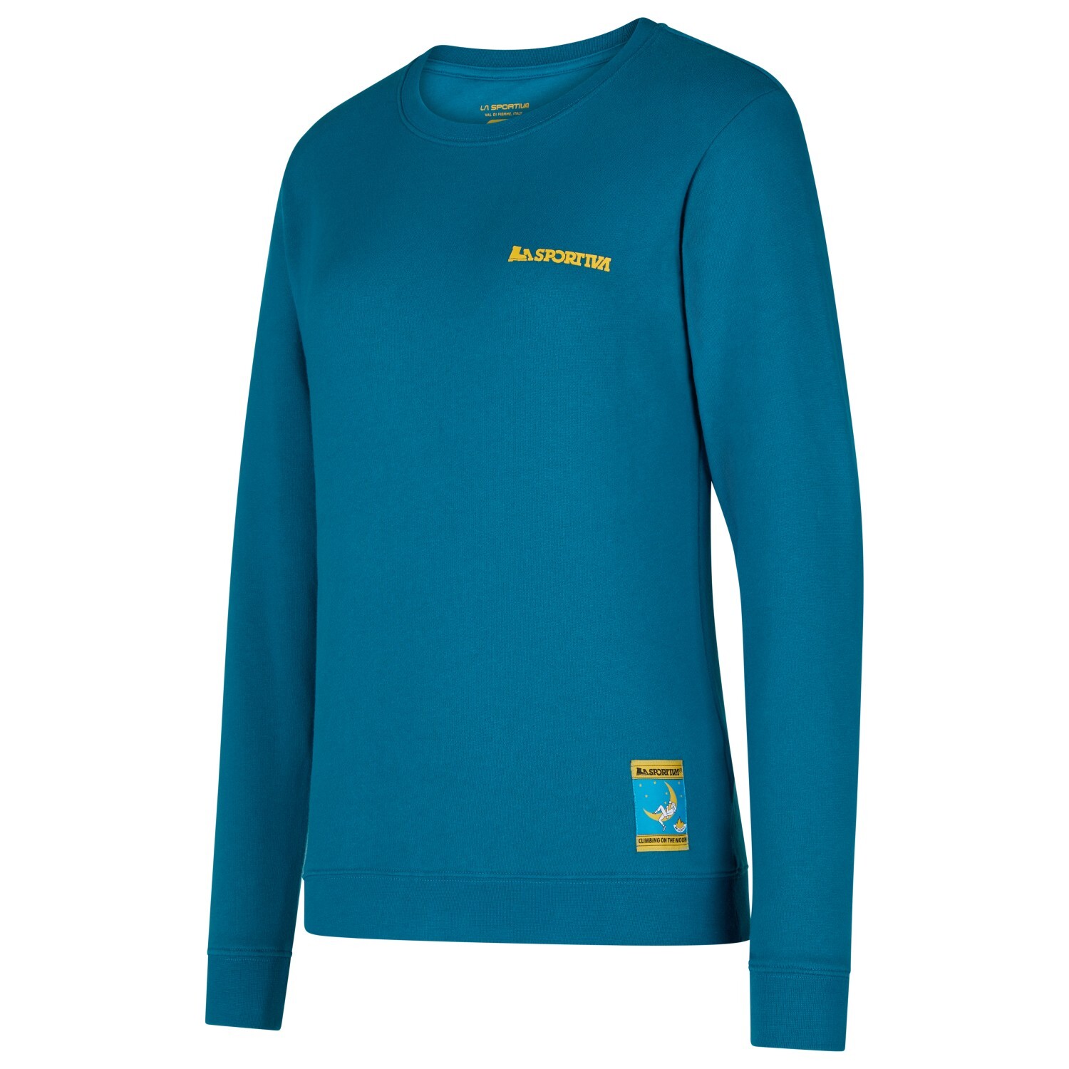 Пуловер La Sportiva Women's Climbing On The Moon Sweatshirt, цвет Turchese/Giallo
Пуловер La Sportiva Women's Climbing On The Moon Sweatshirt, цвет Turchese/Giallo