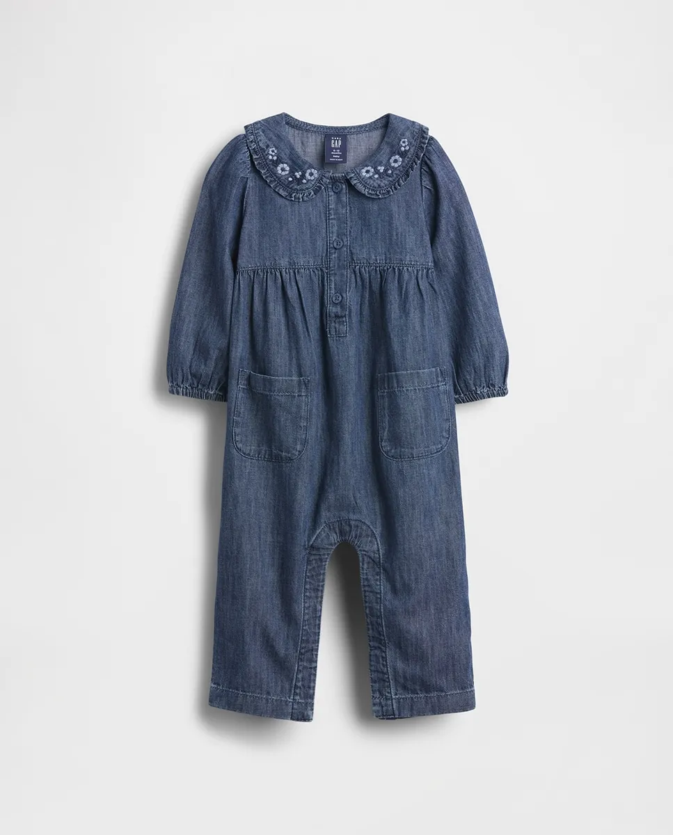 Простой детский комбинезон с длинным рукавом Gap, синий
Простой детский комбинезон с длинным рукавом Gap, синий