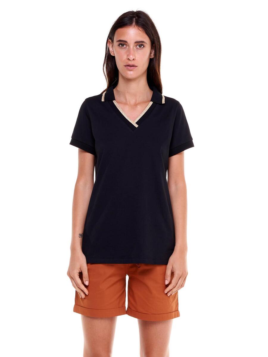 LEONE 1947 APPAREL Женская рубашка-поло в земляных тонах
LEONE 1947 APPAREL Женская рубашка-поло в земляных тонах