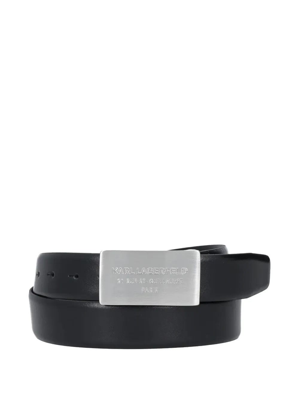 Ремень с пряжкой-логотипом KARL LAGERFELD, черный
Ремень с пряжкой-логотипом KARL LAGERFELD, черный