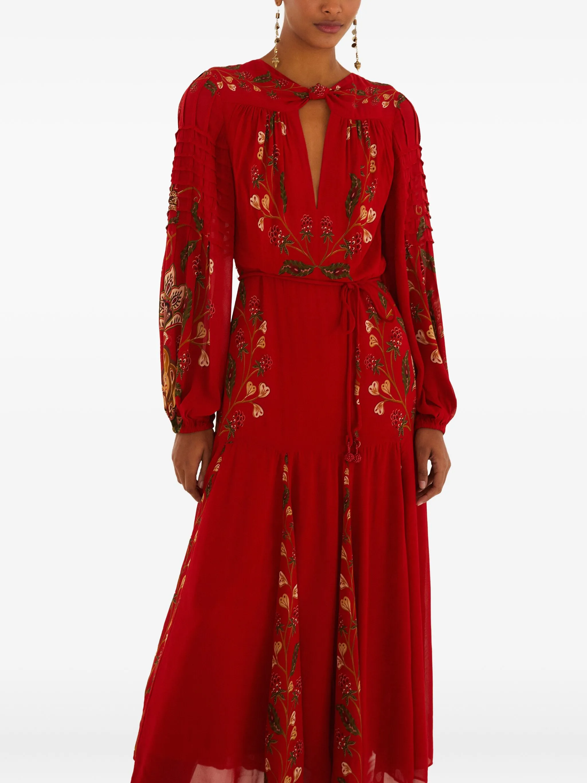 Платье макси с цветочной вышивкой Farm Rio, красный
Платье макси с цветочной вышивкой Farm Rio, красный