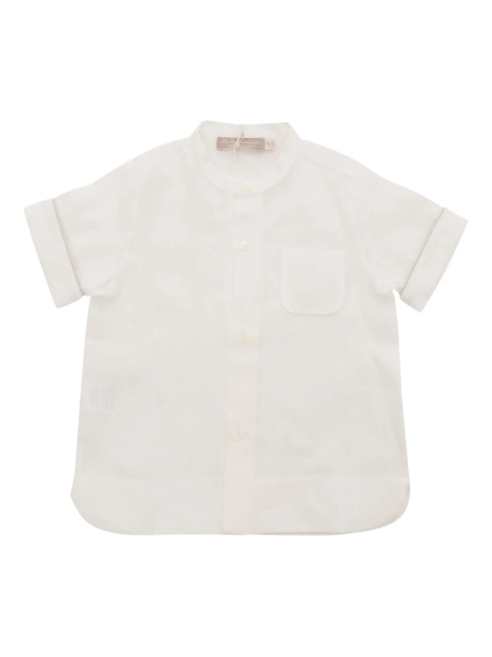 Рубашка с воротником-стойкой La Stupenderia, белый
Рубашка с воротником-стойкой La Stupenderia, белый