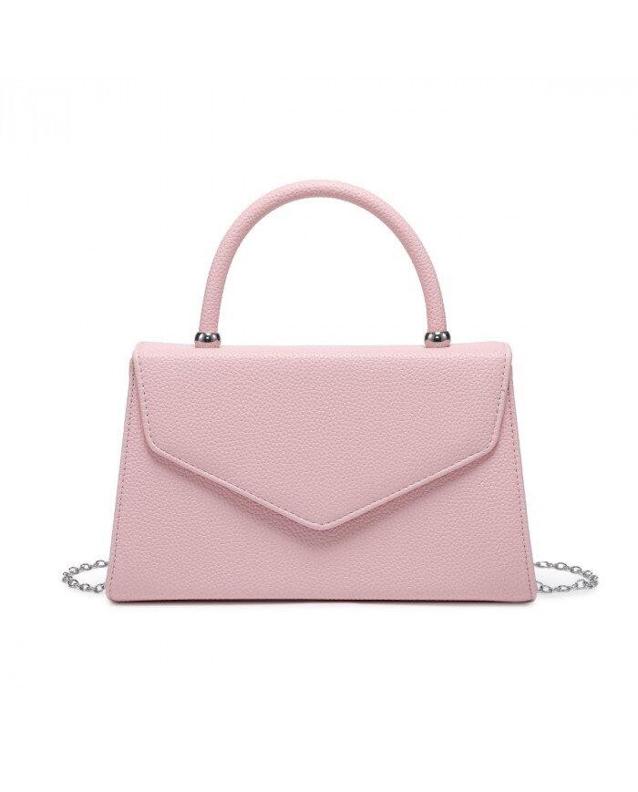 Клатч из искусственной кожи с верхней ручкой JFY, розовый
Клатч из искусственной кожи с верхней ручкой JFY, розовый