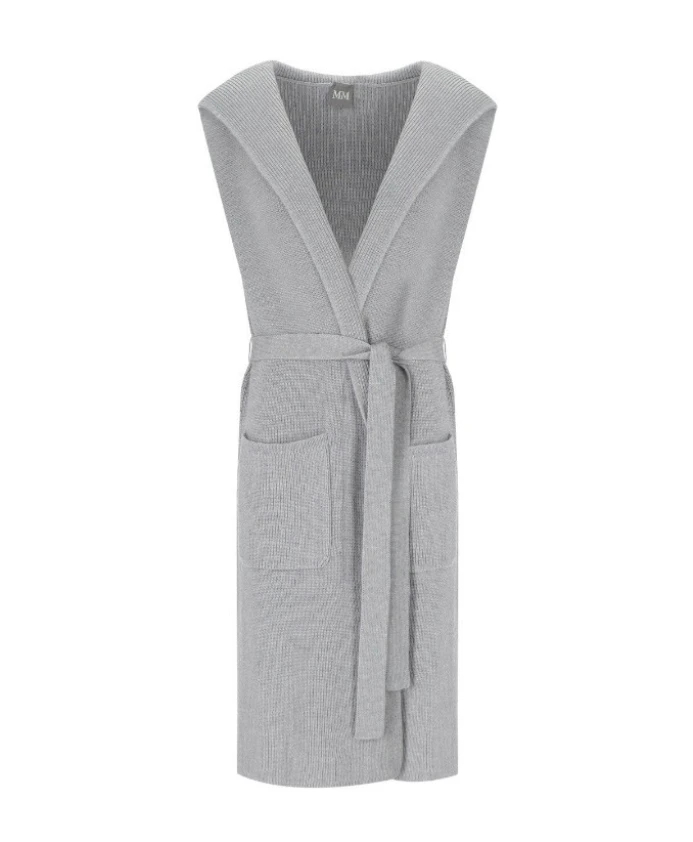 Кардиган без рукавов Badesse Max Mara, серый
Кардиган без рукавов Badesse Max Mara, серый