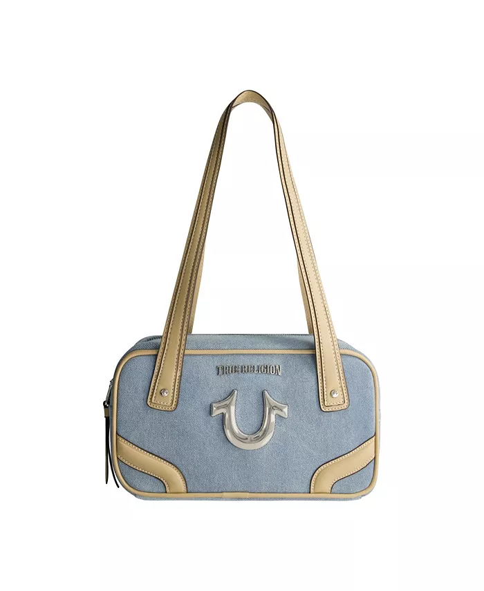 Маленькая джинсовая сумка-боулинг True Religion, синий
Маленькая джинсовая сумка-боулинг True Religion, синий