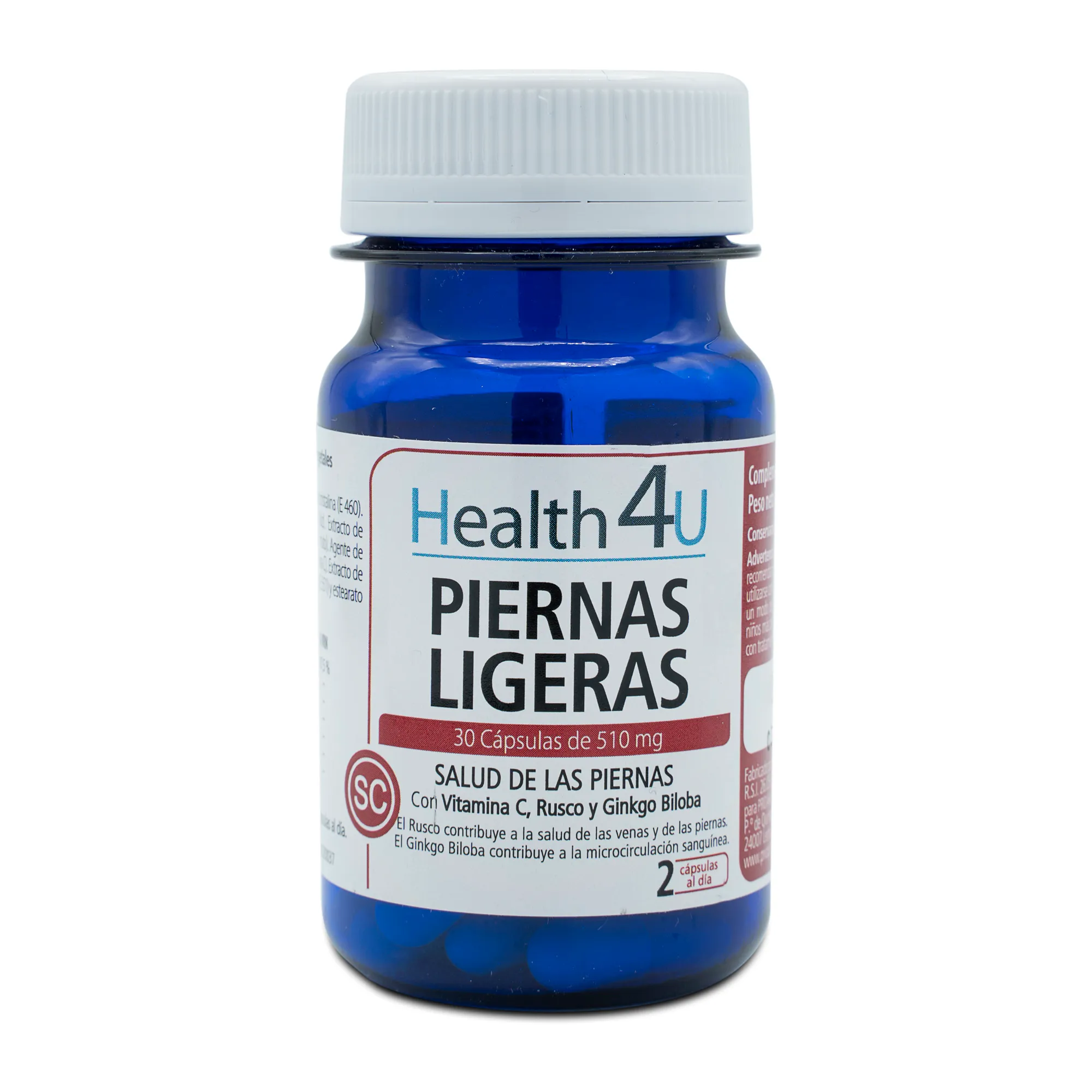 Биологически активная добавка Piernas Ligeras H4U, 30 UD
Биологически активная добавка Piernas Ligeras H4U, 30 UD