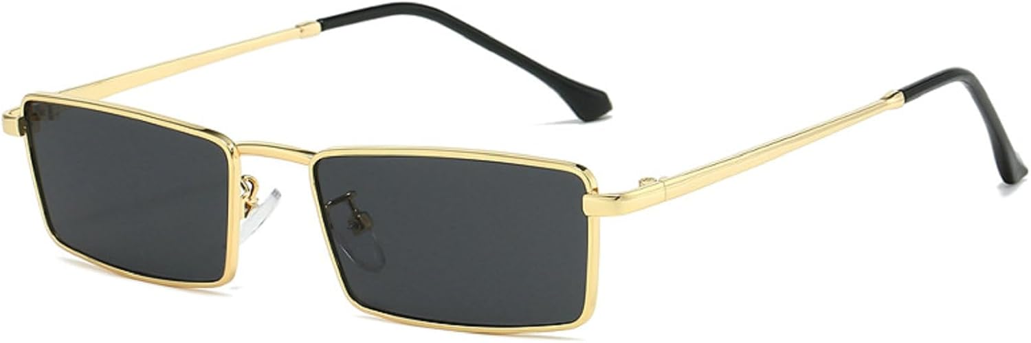 Солнцезащитные очки прямоугольной формы в винтажном стиле с металлической оправой, женские, роскошные, с синими линзами, мужские, квадратные, UV400 N47 mincl, Gold Gray
Солнцезащитные очки прямоугольной формы в винтажном стиле с металлической оправой, женские, роскошные, с синими линзами, мужские, квадратные, UV400 N47 mincl, Gold Gray