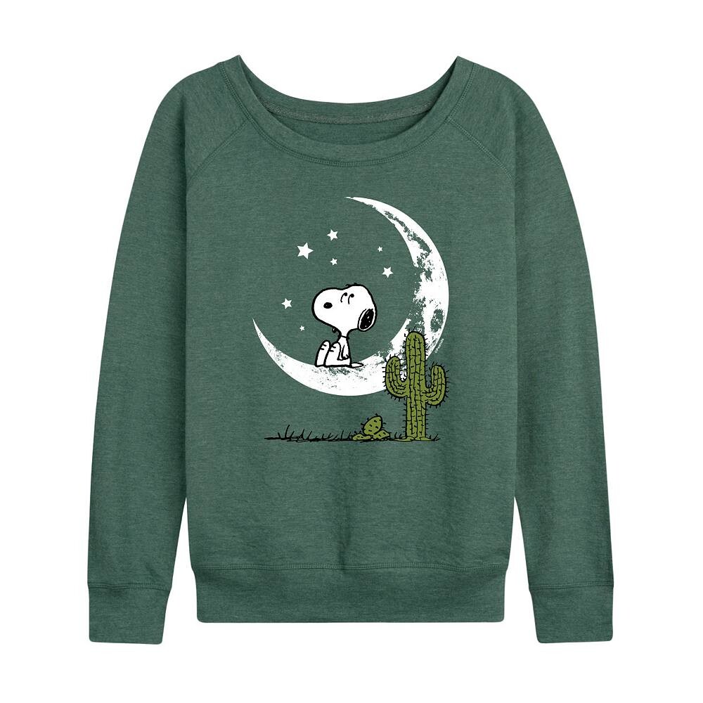 Женский легкий свитшот из френч терри Peanuts Snoopy Desert On Moon Licensed Character, цвет Heather Green
Женский легкий свитшот из френч терри Peanuts Snoopy Desert On Moon Licensed Character, цвет Heather Green
