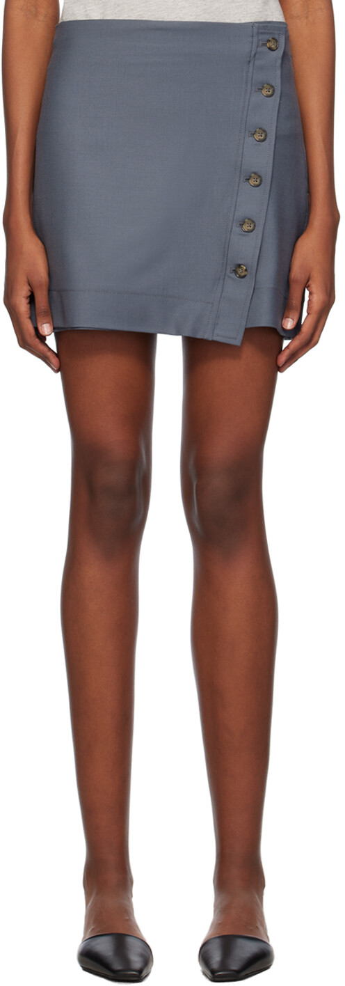 Серая мини-юбка Mahaz Loulou Studio 
Серая мини-юбка Mahaz Loulou Studio