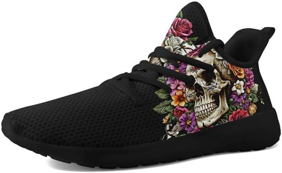 Кроссовки AWSOLE Fashion с черепом для мужчин и женщин, стильные унисекс, шнуровка, комфортные, дышащие, легкие, готические, черный/розовый/бежевый
Кроссовки AWSOLE Fashion с черепом для мужчин и женщин, стильные унисекс, шнуровка, комфортные, дышащие, легкие, готические, черный/розовый/бежевый