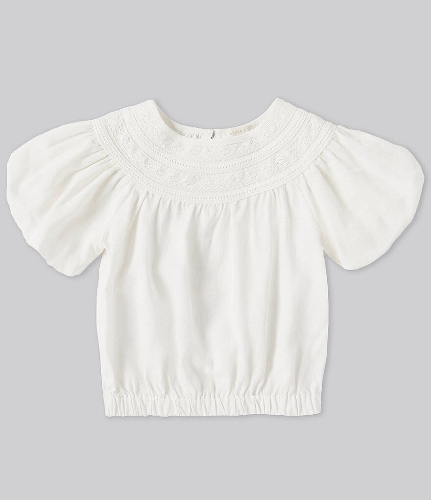 Топ Chelsea & Violet для больших девочек 7–16 лет с кружевным воротником и короткими рукавами, белый
Топ Chelsea & Violet для больших девочек 7–16 лет с кружевным воротником и короткими рукавами, белый