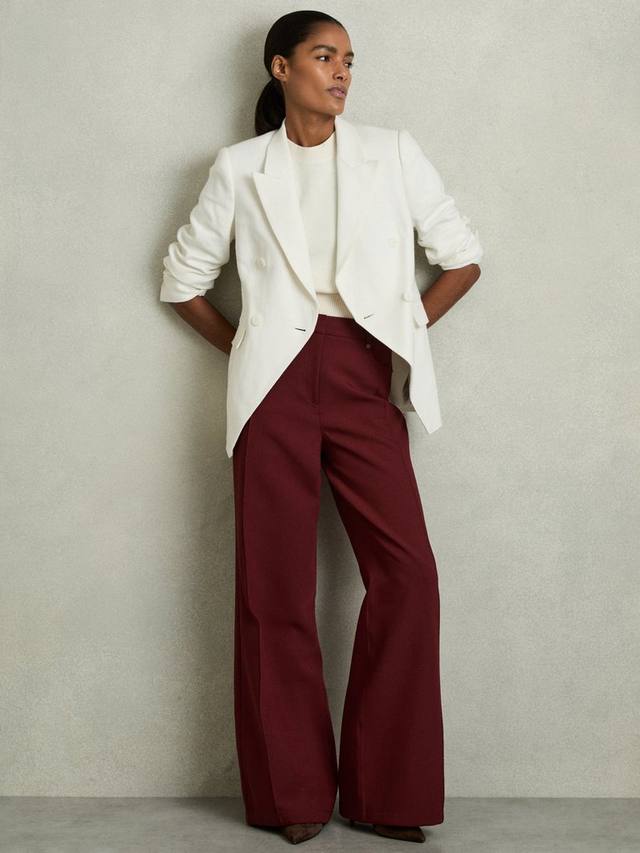 Миниатюрные брюки-палаццо из вереска Reiss, темно-красный
Миниатюрные брюки-палаццо из вереска Reiss, темно-красный