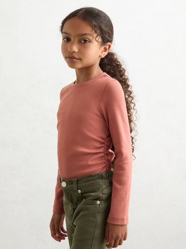 Детская футболка Trina с длинными рукавами и сборками из стрейч-хлопка Reiss, Rose
Детская футболка Trina с длинными рукавами и сборками из стрейч-хлопка Reiss, Rose