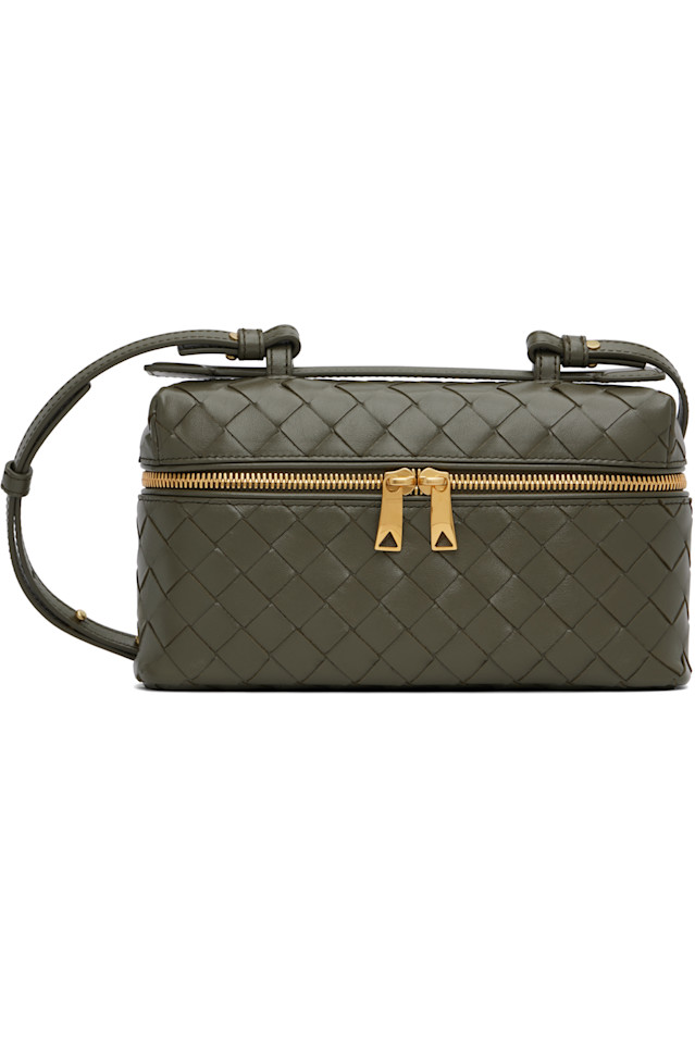 Bottega Veneta Сумка цвета хаки "банг-банг"
Bottega Veneta Сумка цвета хаки "банг-банг"