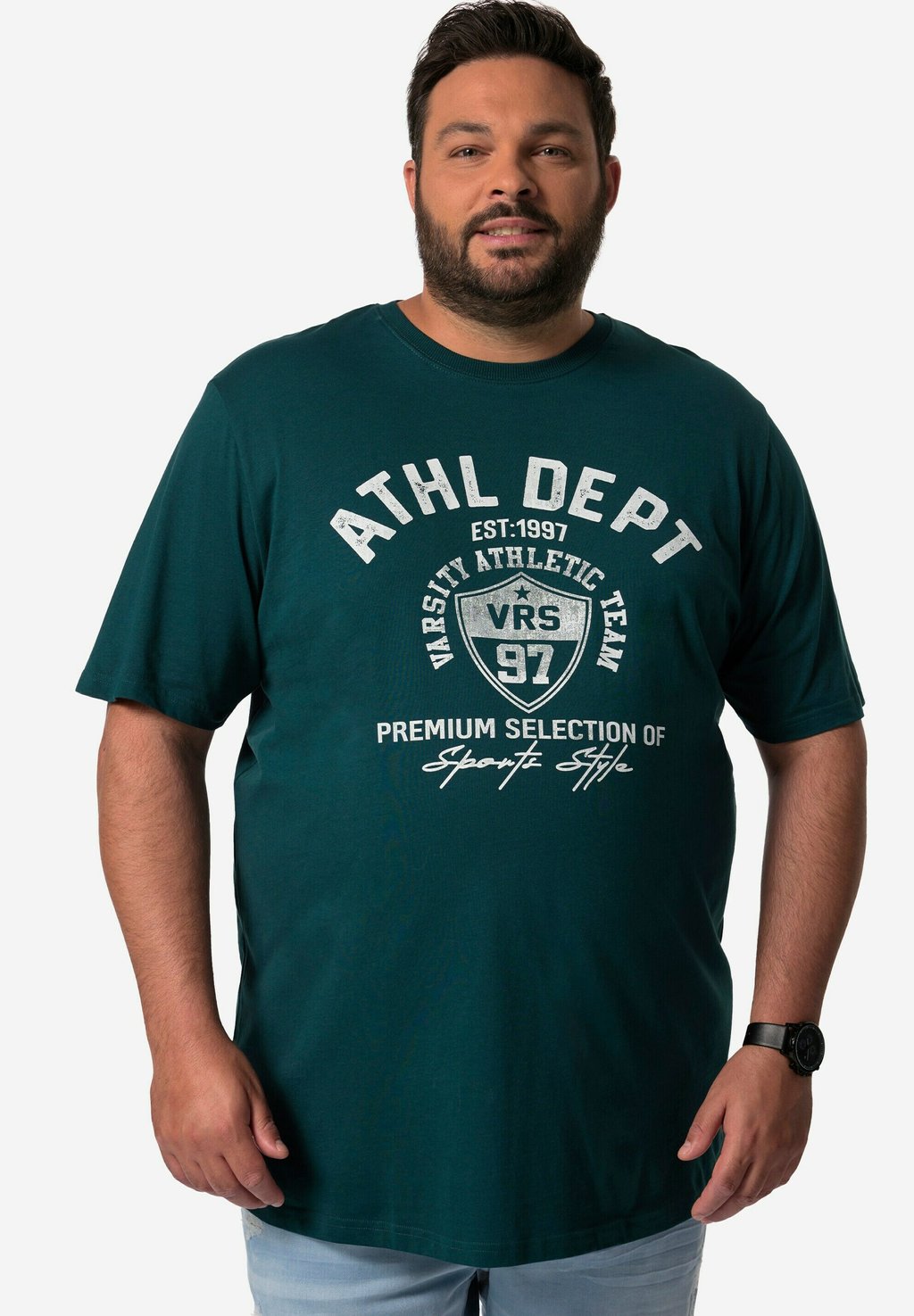 Футболка с принтом HALBARM Men Plus, сине-зеленый
Футболка с принтом HALBARM Men Plus, сине-зеленый