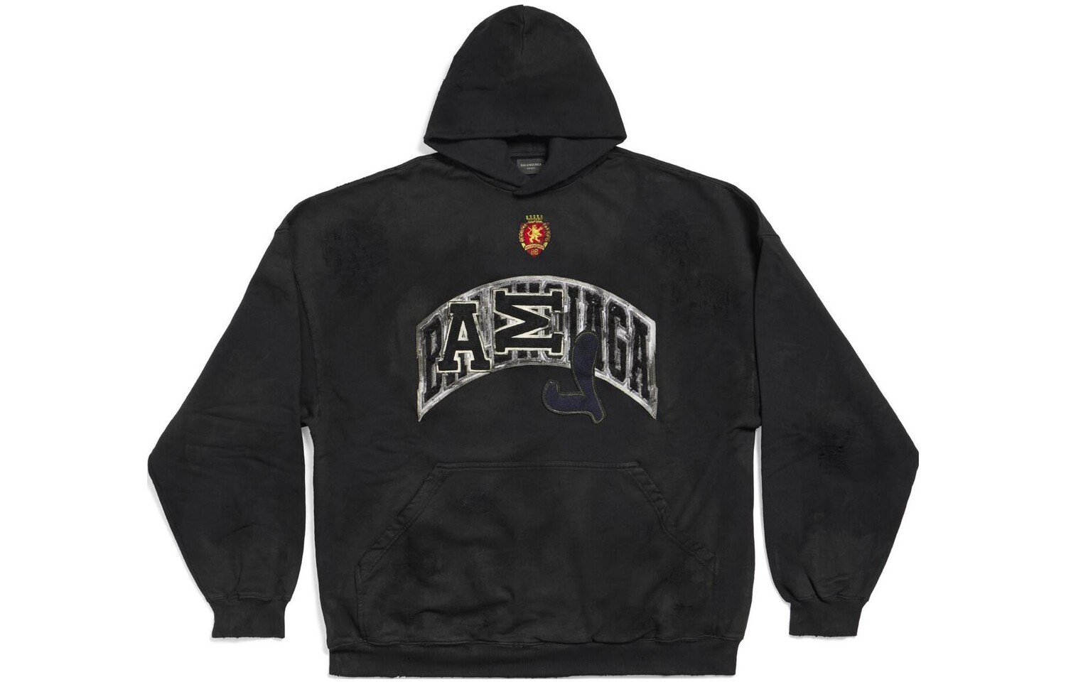 Толстовка мужская Balenciaga с карманом-кенгуру, черный
Толстовка мужская Balenciaga с карманом-кенгуру, черный