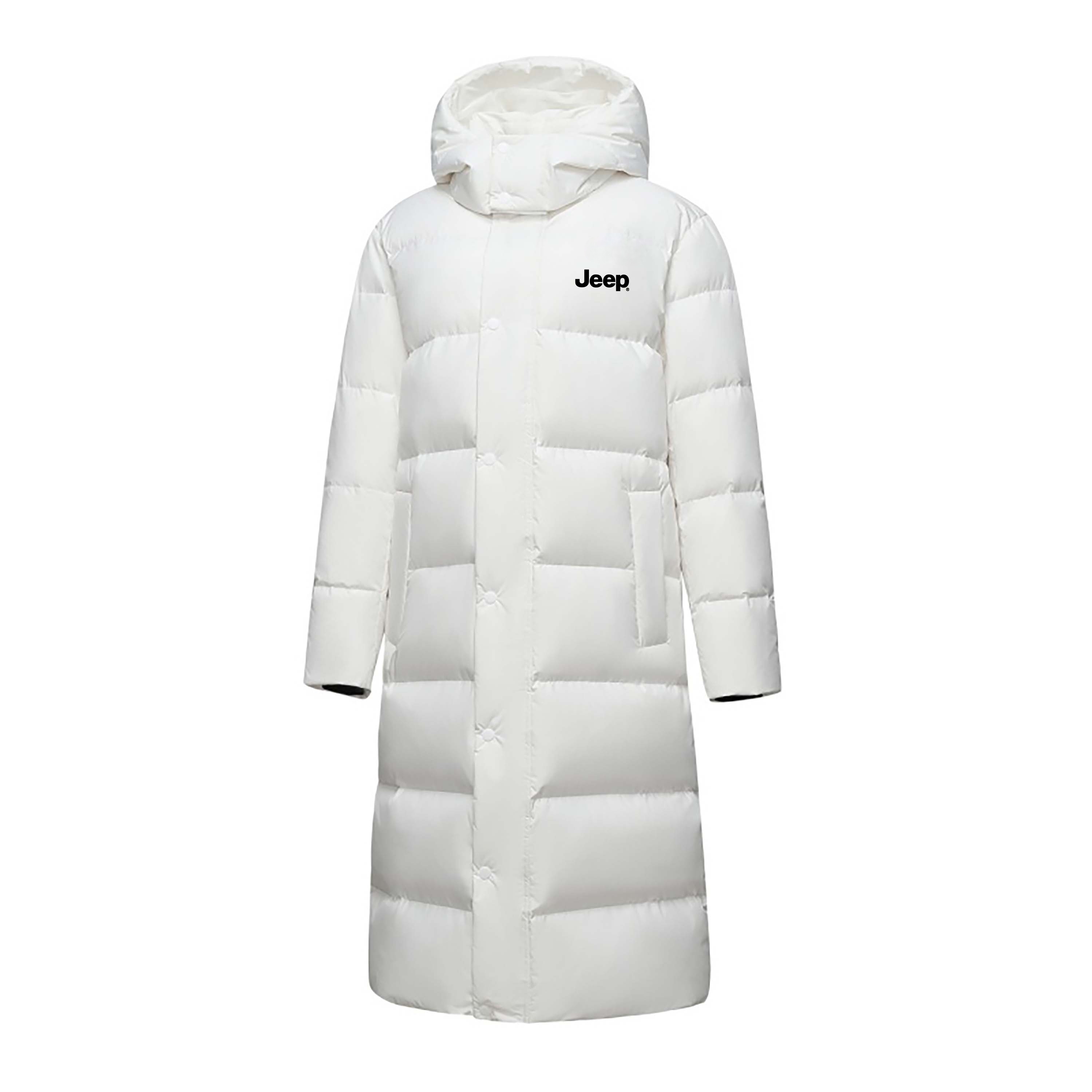 Пуховик Unisex с отстегивающимся капюшоном, утепленный Jeep, белый
Пуховик Unisex с отстегивающимся капюшоном, утепленный Jeep, белый