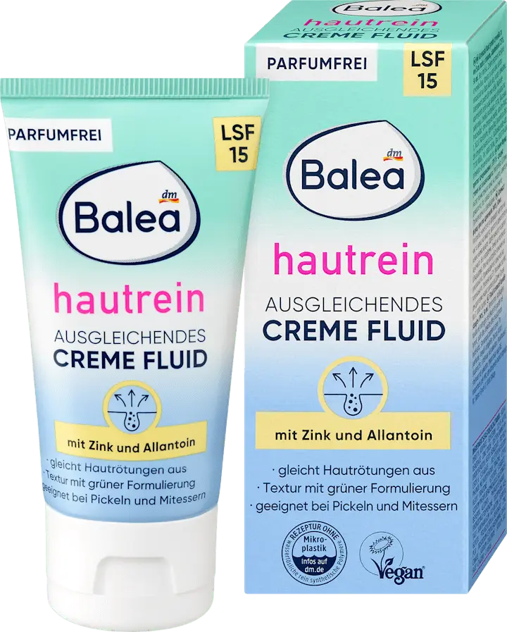 Дневной крем Balea Ausgleichendes Creme Fluid Hautrein, 50 ml
Дневной крем Balea Ausgleichendes Creme Fluid Hautrein, 50 ml