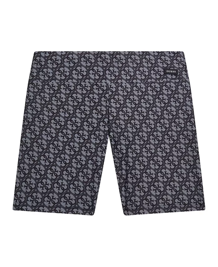 Брюки-шорты велосипедные Big Girl с принтом GUESS, черный 
Брюки-шорты велосипедные Big Girl с принтом GUESS, черный