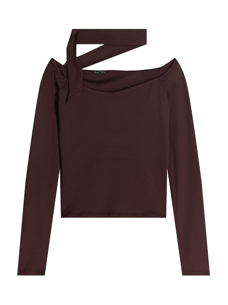 Рубашка Bershka, баклажановый
Рубашка Bershka, баклажановый