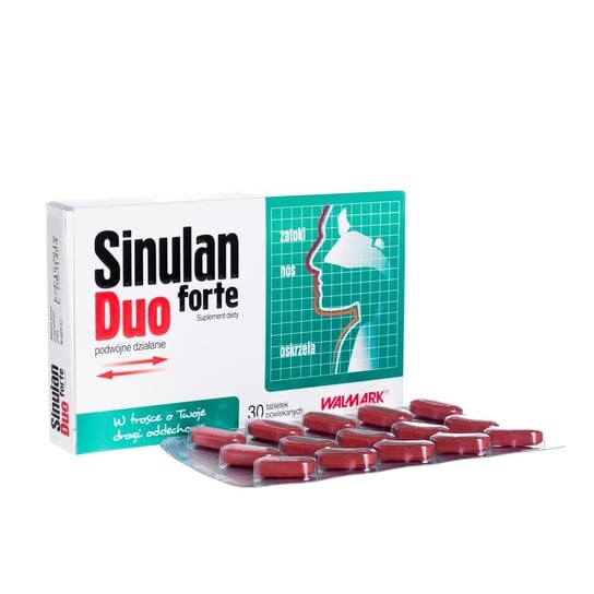 Синулан форте Дуо, Добавка , 30 таблеток, покрытых оболочкой.
Синулан форте Дуо, Добавка , 30 таблеток, покрытых оболочкой.