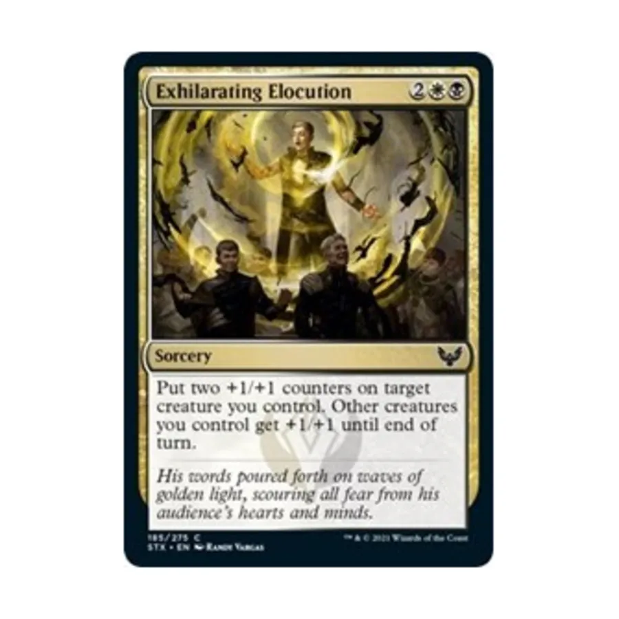 CCG Воодушевляющая речь (С), MTG - Strixhaven - School of Mages
CCG Воодушевляющая речь (С), MTG - Strixhaven - School of Mages